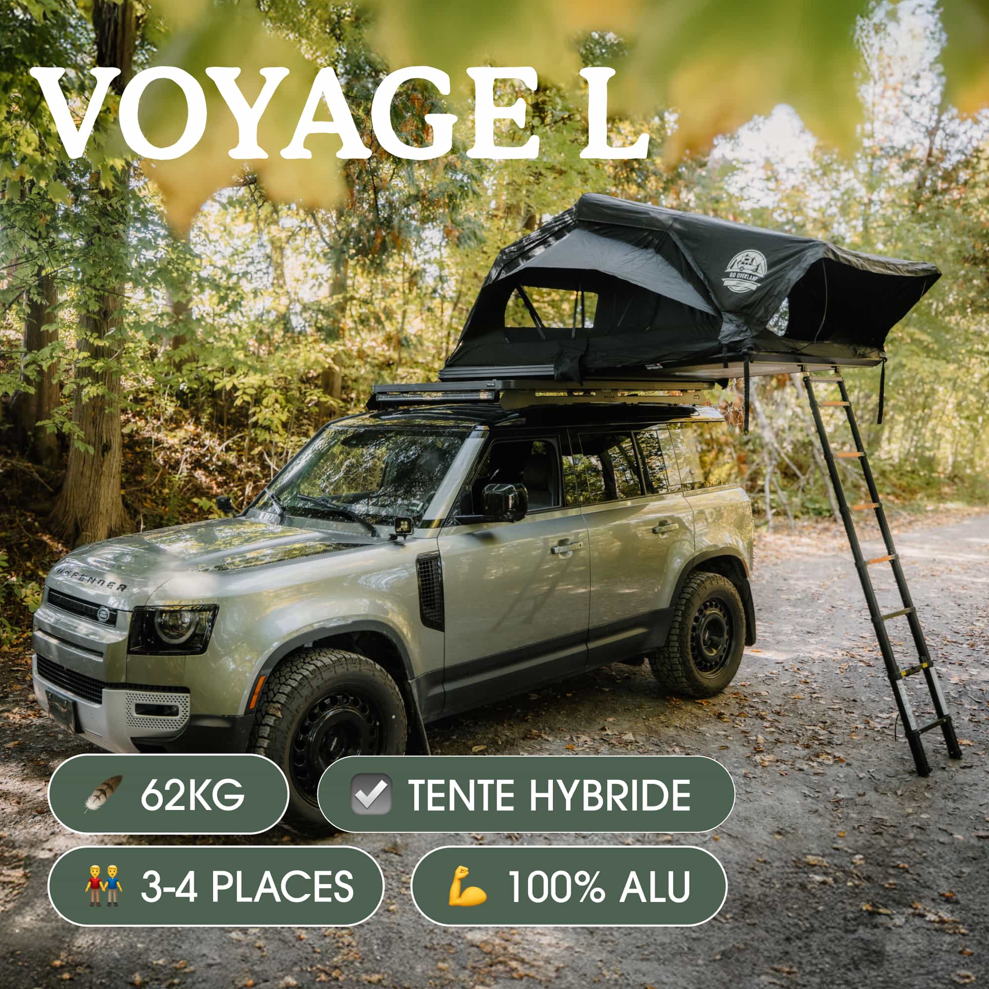 Dachzelt Voyage L – Go Overland Kanada