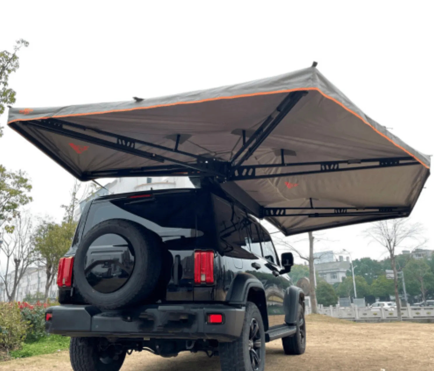 freistehende markise 4x4 Auvent 270° XL Autoportant Overland