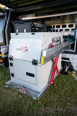 Plateau Coulissant/Basculant (Drop-slide) Electrique - ClearView N°1 Mondial sur Xperts4x4 Accessoires 4x4 Off-Road