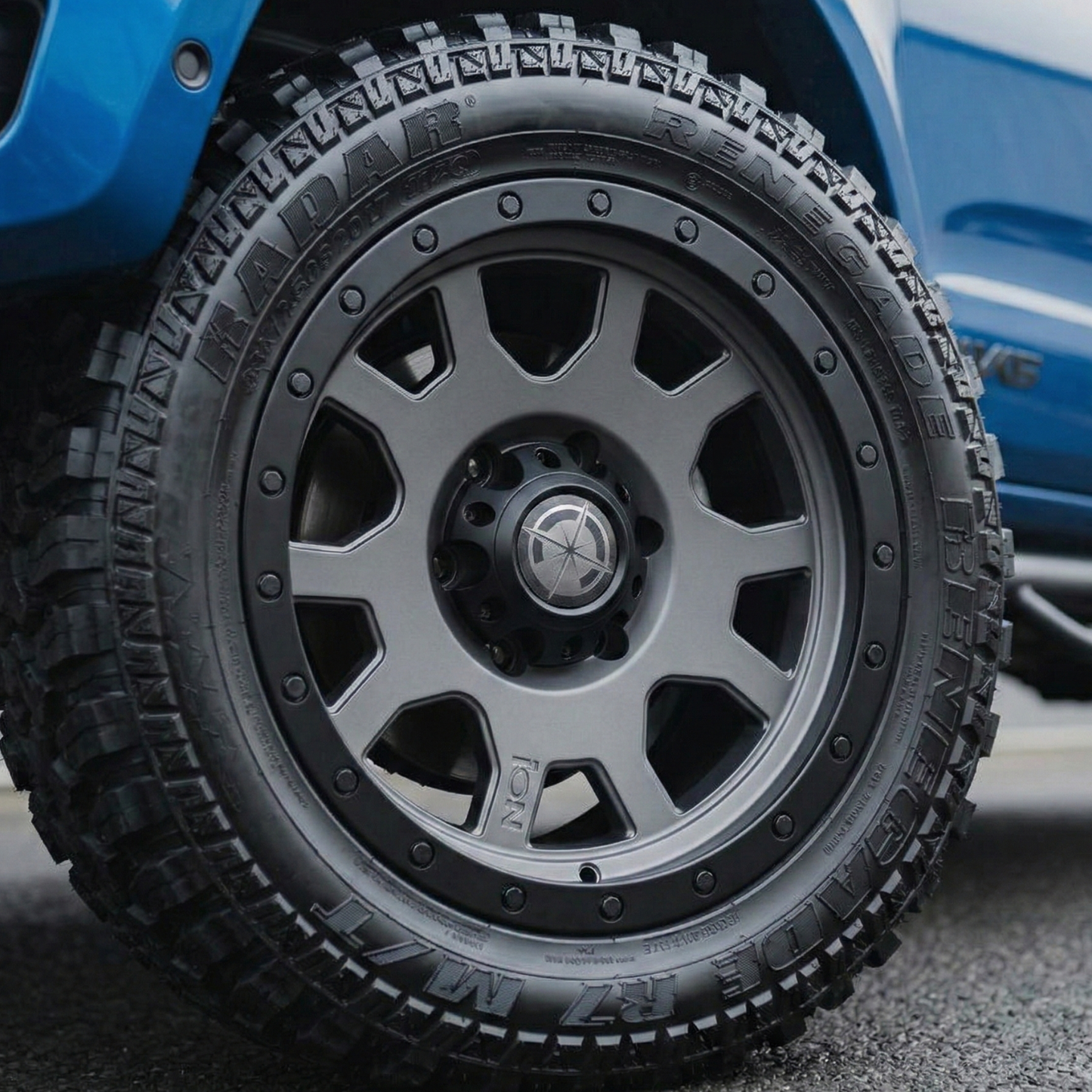 Jante OC WHEELS 135 MATTE GUN METAL sur Xperts4x4 Accessoires 4x4 Off-Road