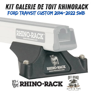 Kit Galerie de toit Ford Transit Custom SWB 2014-22 RHINORACK 2700mm x 1472mm sur Xperts4x4 Accessoires 4x4 Off-Road