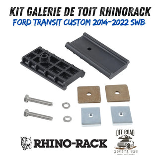 Kit Galerie de toit Ford Transit Custom SWB 2014-22 RHINORACK 2700mm x 1472mm sur Xperts4x4 Accessoires 4x4 Off-Road