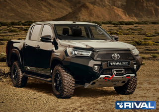 Pare-choc Avant Rival Toyota Hilux 2021 a Present Léger et Robuste sur Xperts4x4 Accessoires 4x4 Off-Road