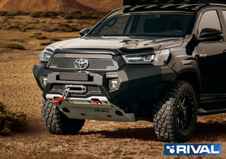 Pare-choc Avant Rival Toyota Hilux 2021 a Present Léger et Robuste sur Xperts4x4 Accessoires 4x4 Off-Road