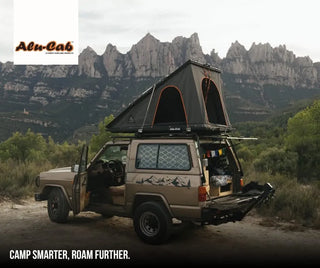 Tente de toit LT-50 Lightweight Alu-Cab Aluminium sur Xperts4x4 Accessoires 4x4 Off-Road