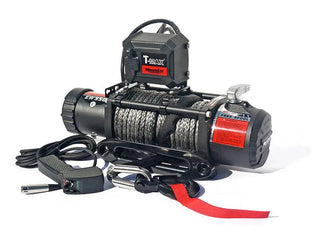 Treuil T-MAX Muscle Fit MW9500 4305 Kg 12V Cable Synthétique/Plasma sur Xperts4x4 Accessoires 4x4 Off-Road