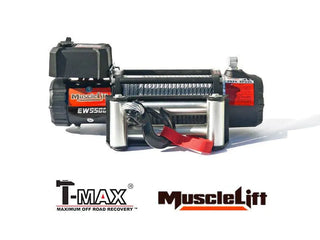 Treuil T-MAX Muscle Fit MW9500  4305kg  12V & 24V sur Xperts4x4 Accessoires 4x4 Off-Road