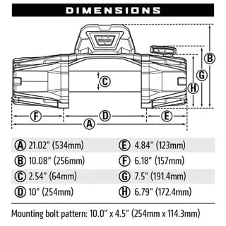 Treuil WARN VR-EVO 8-S 3.6T Corde Synthétique 12V sur Xperts4x4 Accessoires 4x4 Off-Road