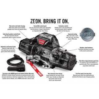 Treuil WARN ZEON 8S 3,6T - Câble Synthétique Haute Performance sur Xperts4x4 Accessoires 4x4 Off-Road