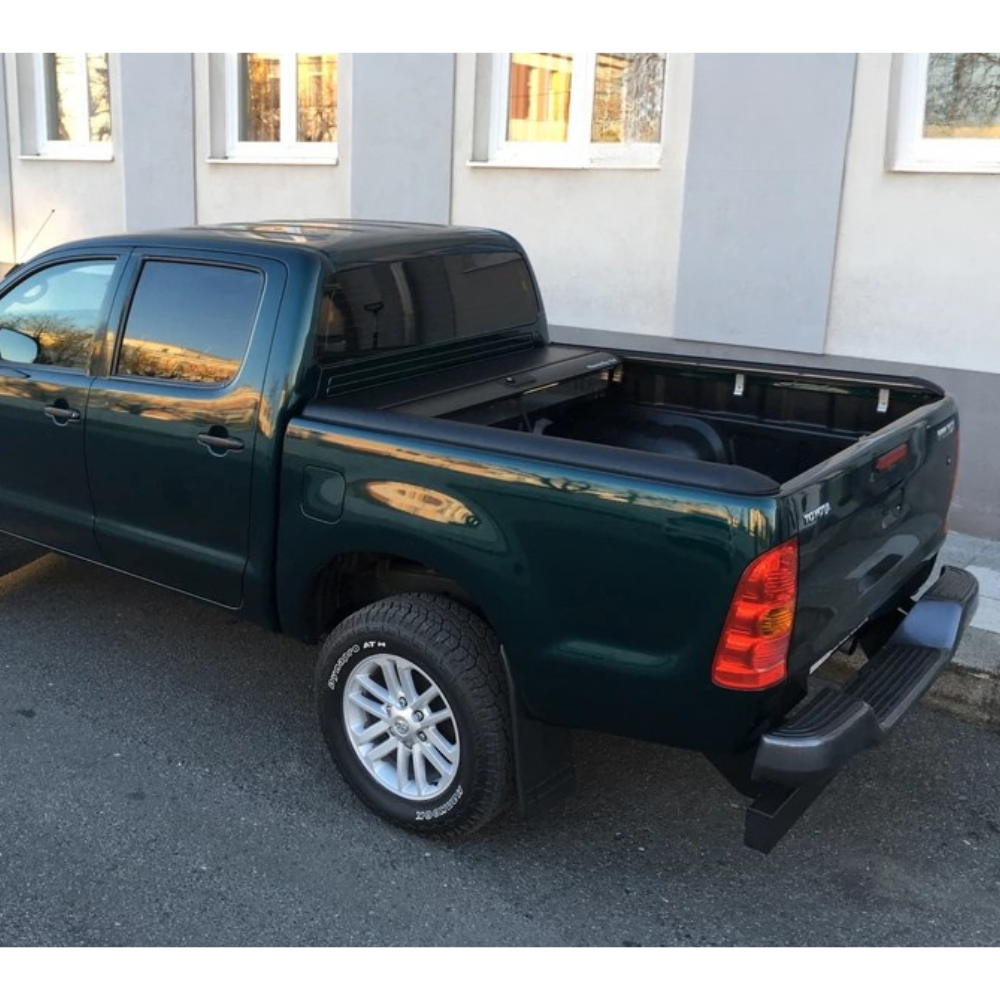 MTR Toyota Hilux 2005–2015 Doppelkabinen-Laderaumabdeckung | Schwarzer Berggipfel