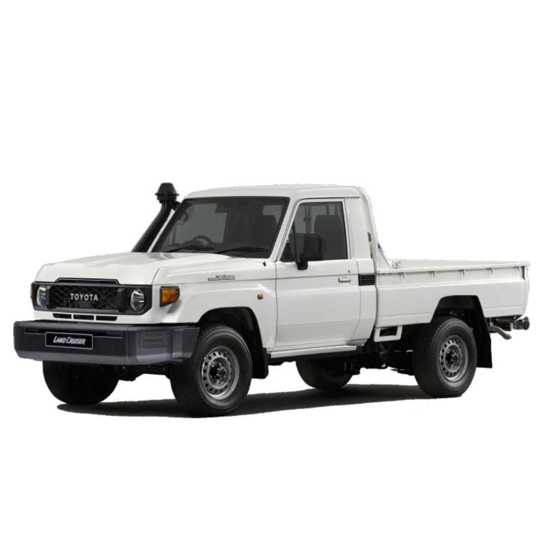 Protection inférieure en Duralumin 8 mm pour réservoir Toyota GRJ 76-78-79, marque ALMONT4WD, robuste et durable.