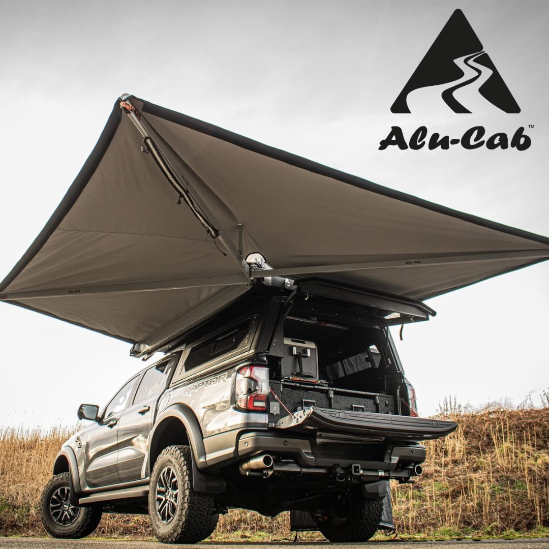 alu cab markise Auvent 270° Alu-Cab - 2,6m | Autoportant & Résistant