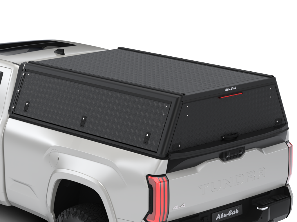 Hardtop Alu-Cab "Guard" pour Toyota Tundra 2022+, version texture, robuste et durable, adapté au véhicule.