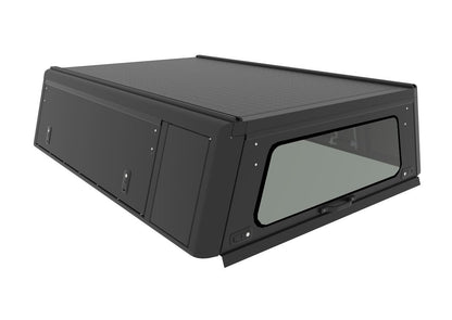 Hardtop en aluminium Alu-Cab Explorer 3 pour Nissan Navara NP300 D23 2016+, robuste et adapté pour camping et extérieur.