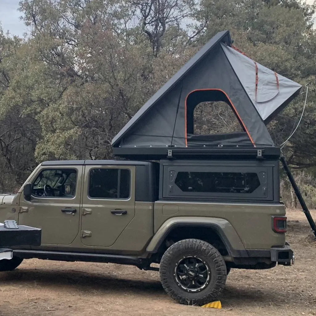 Hardtop Jeep Gladiator JT 2019+ | Alu-Cab Contour | Aluminium Noir sur Xperts4x4 Accessoires 4x4 Off-Road