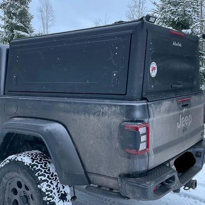 Hardtop Jeep Gladiator JT 2019+ | Alu-Cab Contour | Aluminium Noir sur Xperts4x4 Accessoires 4x4 Off-Road