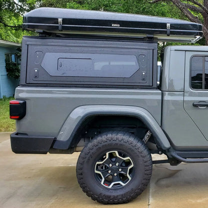 Hardtop Jeep Gladiator JT 2019+ | Alu-Cab Contour | Aluminium Noir sur Xperts4x4 Accessoires 4x4 Off-Road