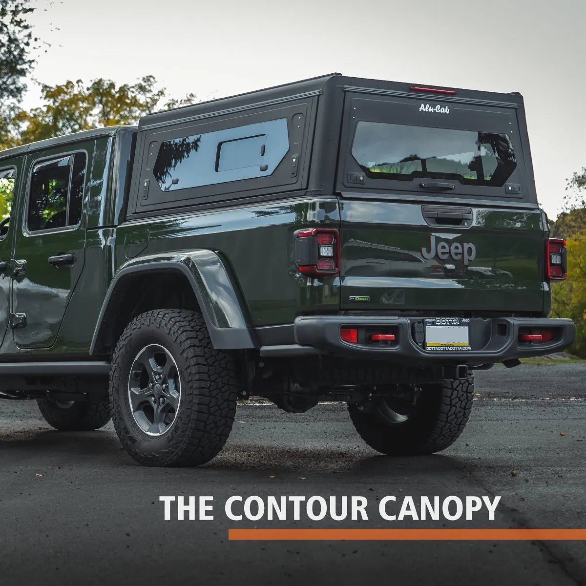 Hardtop Jeep Gladiator JT 2019+ | Alu-Cab Contour | Aluminium Noir sur Xperts4x4 Accessoires 4x4 Off-Road