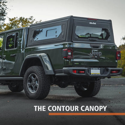 Hardtop Jeep Gladiator JT 2019+ | Alu-Cab Contour | Aluminium Noir sur Xperts4x4 Accessoires 4x4 Off-Road