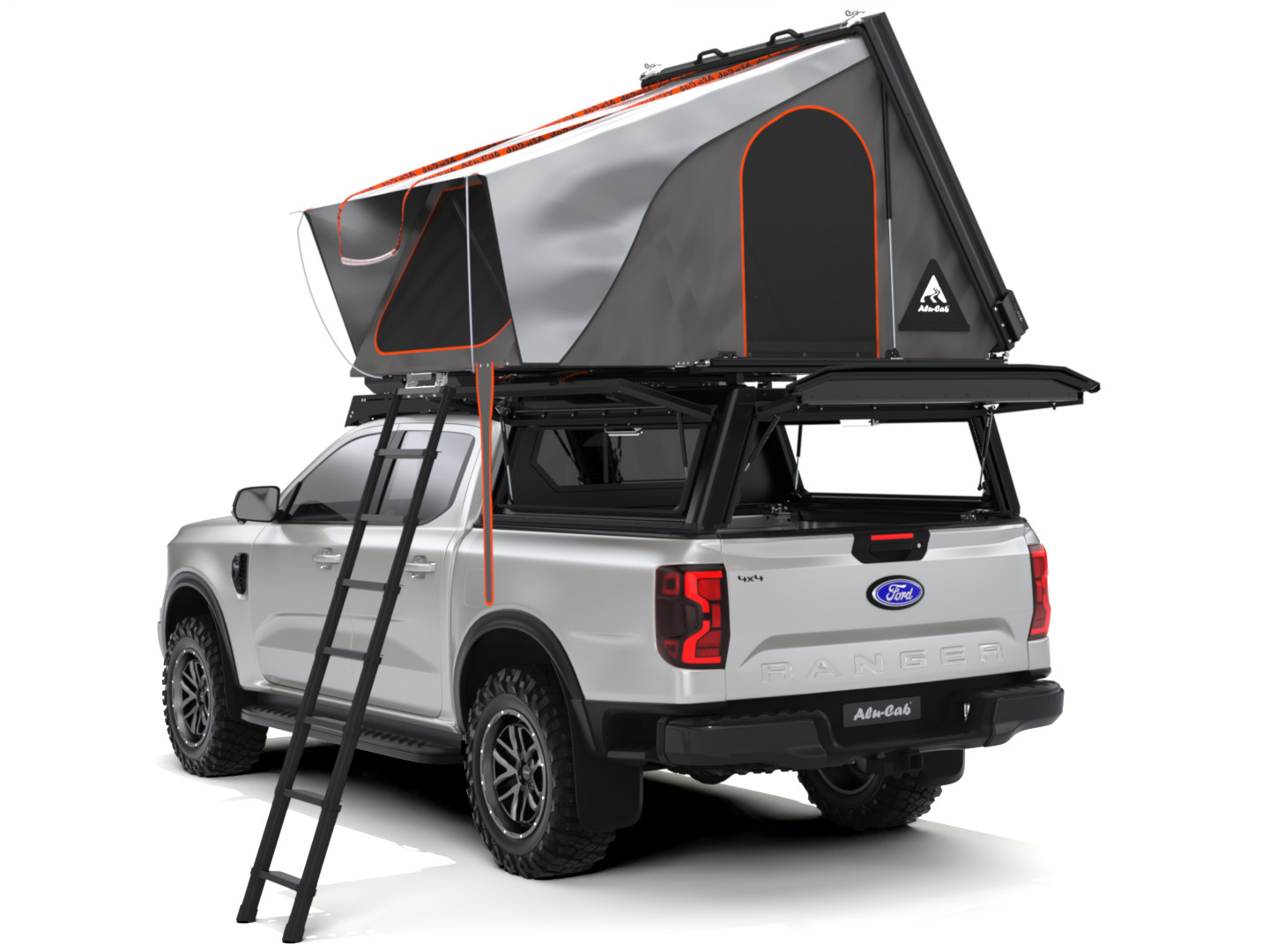 Tente de Toit Alu-Cab "RT-2S" - 2 Personnes | Coque Alu Compacte sur Xperts4x4 Accessoires 4x4 Off-Road