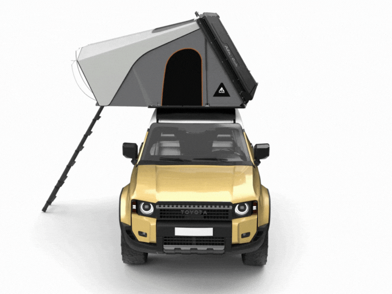 Dachzelt Familie RT-4S Alu-Cab 4 Sitze – Komfort, Robustheit – Xperts 4x4