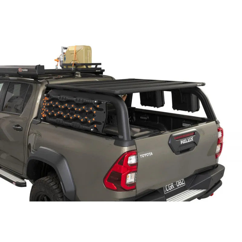 Support de benne ARB 4x4 et galerie de toit Baserack pour Ford Raptor 2023+ Double Cab, montage robuste et pratique.