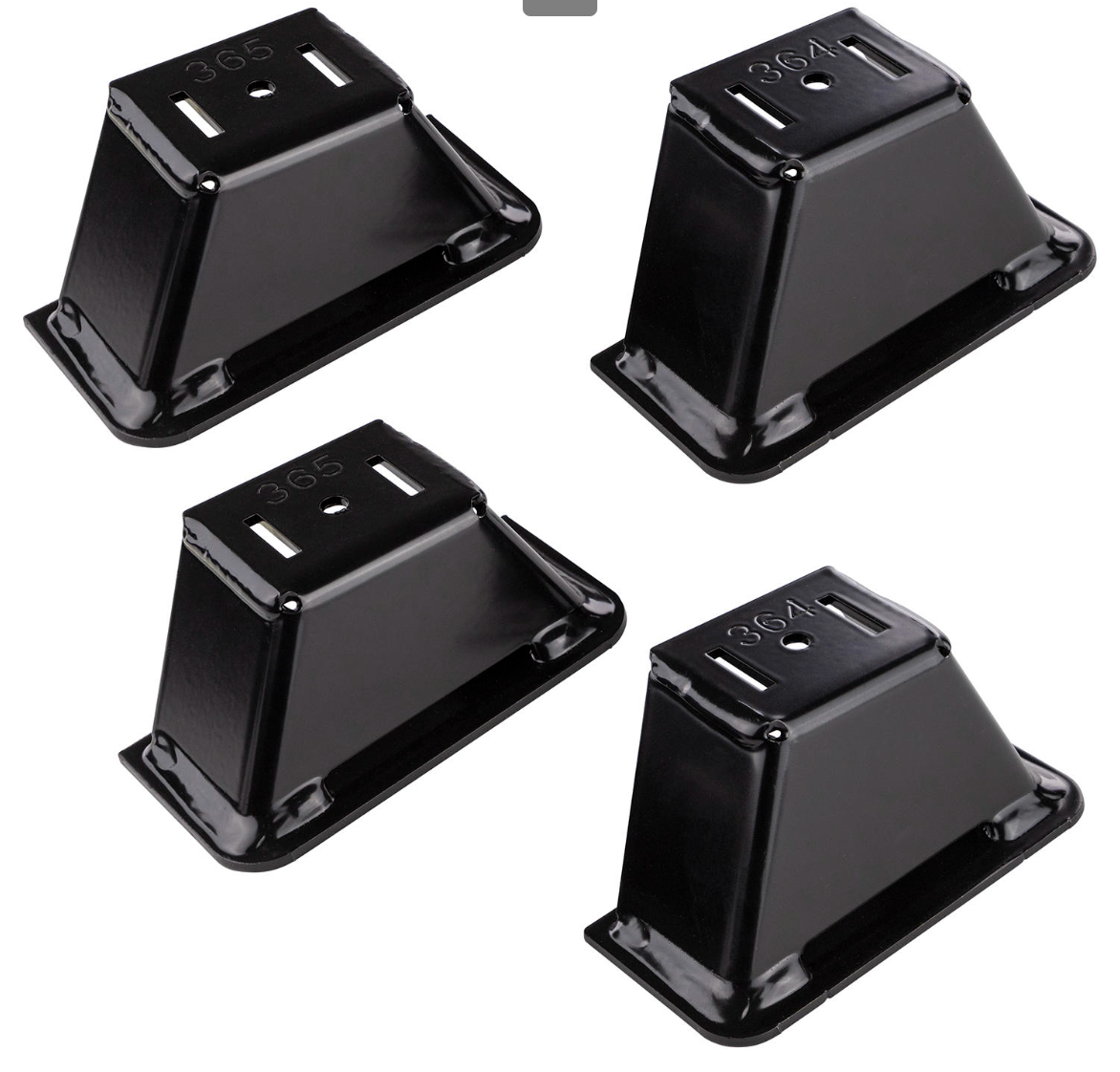 Kit de pieds pour barres de toit Hardtop ARB Ascent sur Ford Ranger, support robuste pour accessoires de toit.