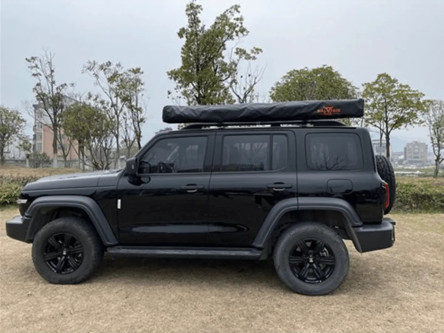Auvent 270° XL Autoportant Overland | BULLFACE 470 Gauche sur Xperts4x4 Accessoires 4x4 Off-Road