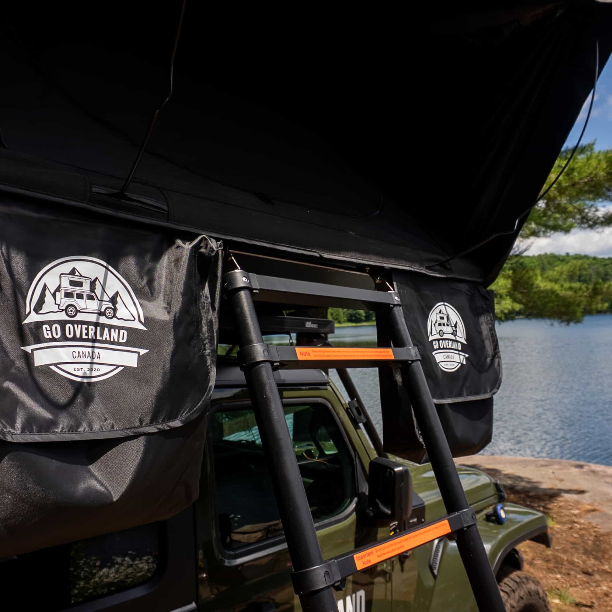 jeep wrangler tj dachzelt Tente de Toit Expedition M – GO Overland Canada (2-3 Places)