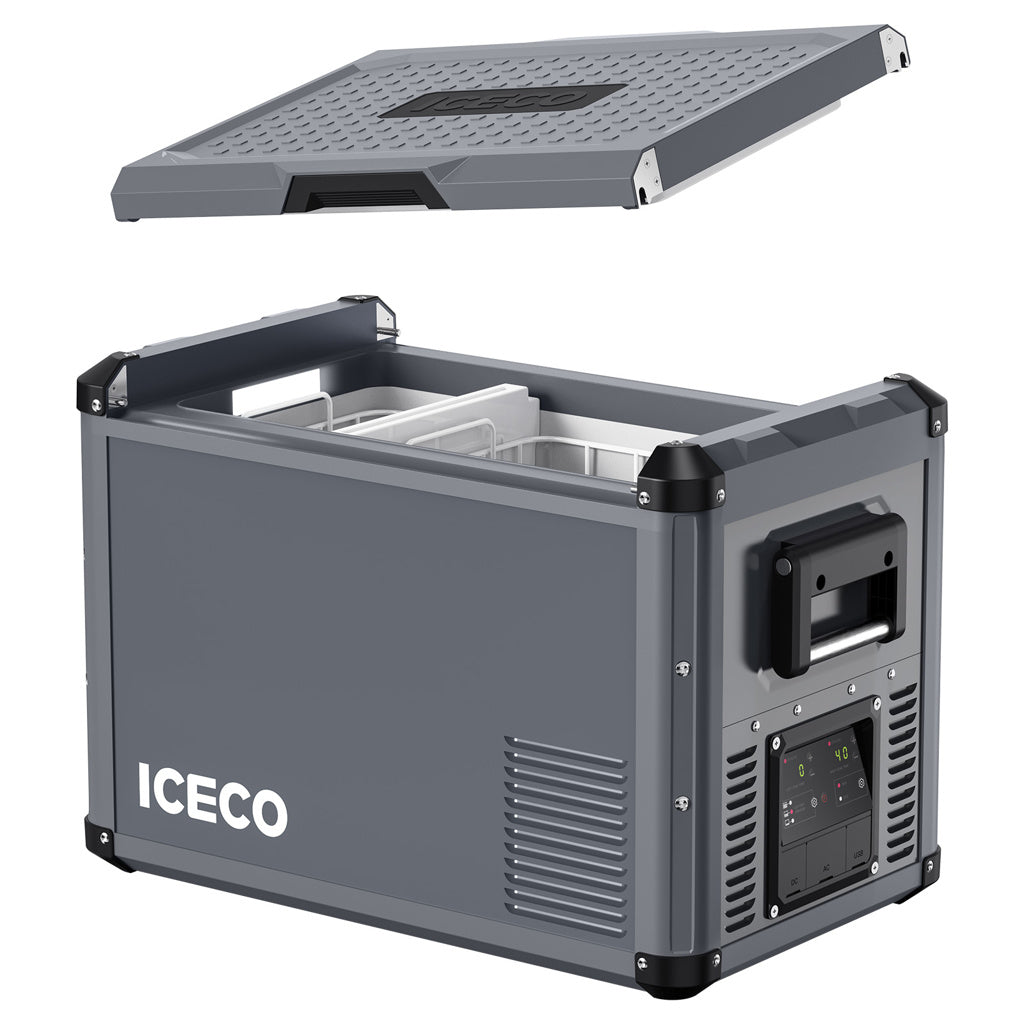 Refrigerateur/Congelateur ICECO 45L Double Compartiments - Gris sur Xperts4x4 Accessoires 4x4 Off-Road
