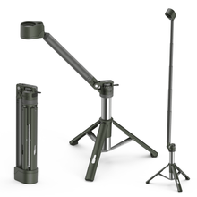 Lampe LED télescopique TD-2 1 500 lm vert armée | OUTASK Xperts 4x4