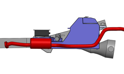 Réservoir de remplacement LONGRANGER 80L pour Suzuki Jimny 2023+ XL 5 portes, vue en gros plan.