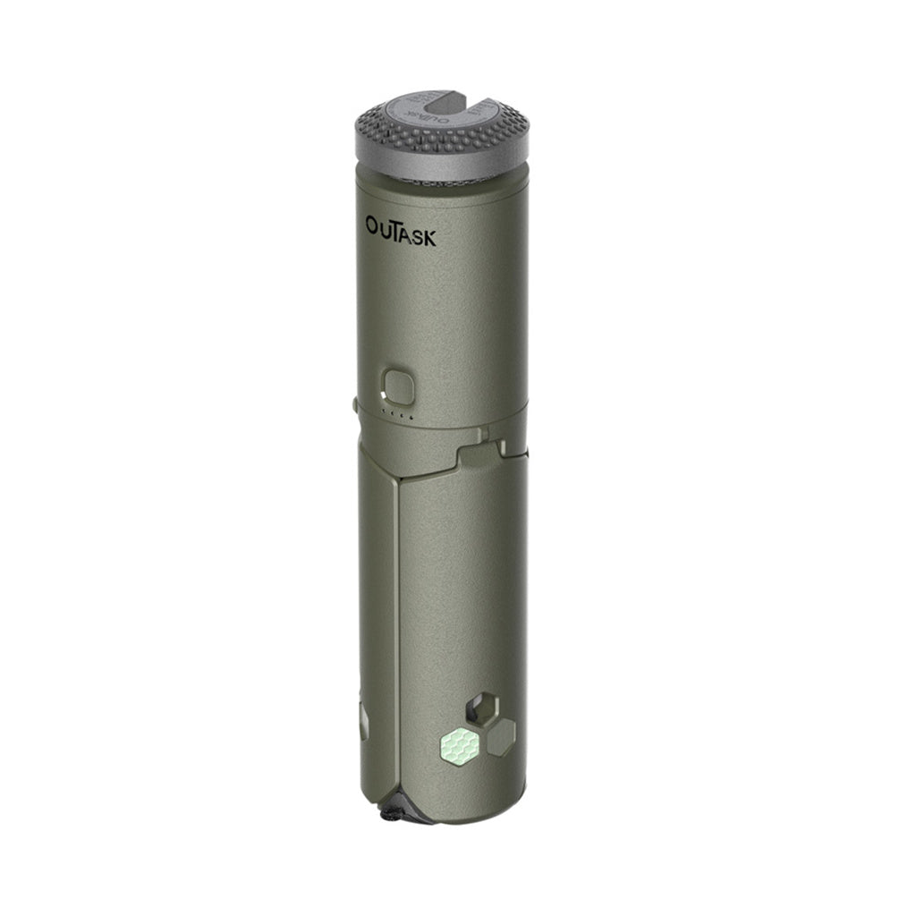 OuTask Lampe Télescopique LED Outdoor 720° - Vert Armée sur Xperts4x4 Accessoires 4x4 Off-Road