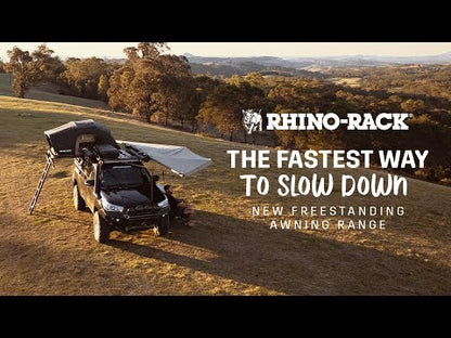 Tendalino 270° RHINO-RACK Lato autoportante Batwing | Sinistra
