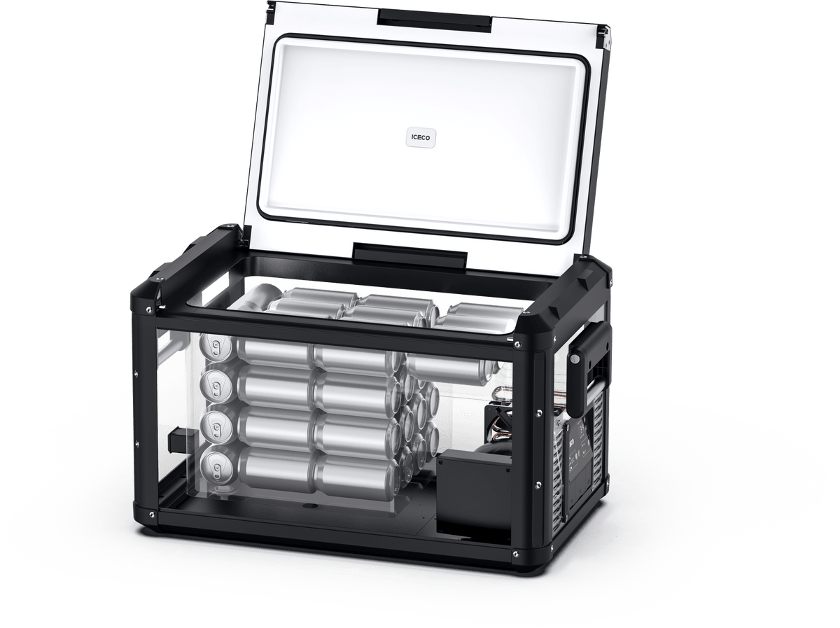 Réfrigérateur congélateur VL35PROS 35 L Simple-Zone noir | ICECO Xperts 4x4