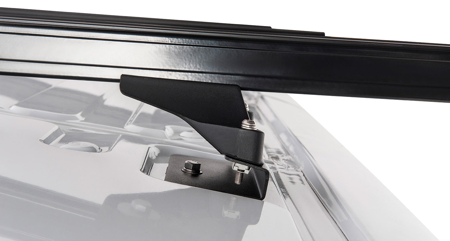 Kit 4 barres de toit noire Heavy Duty 1800mm avce pieds RLTP Ford Transit 2014+ - RHINO-RACK sur Xperts4x4 Accessoires 4x4 Off-Road