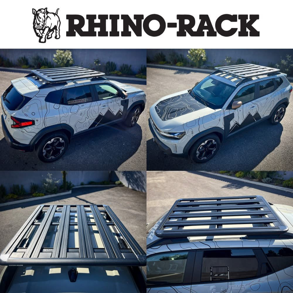 dacia duster dachträger für dachzelt Kit Galerie intégrale Pioneer 1300x1240mm - Dacia Duster