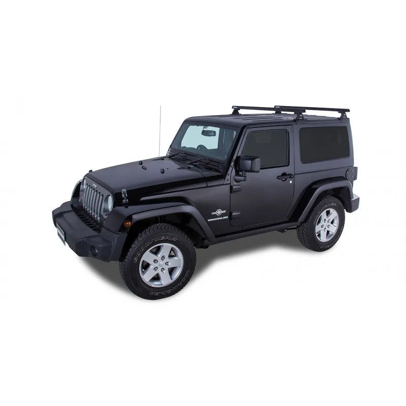 Kit x2 Barres de Toit 1500mm Heavy Duty (Système Backbone) - Jeep Wrangler JK 2 portes - RHINO-RACK sur Xperts4x4 Accessoires 4x4 Off-Road