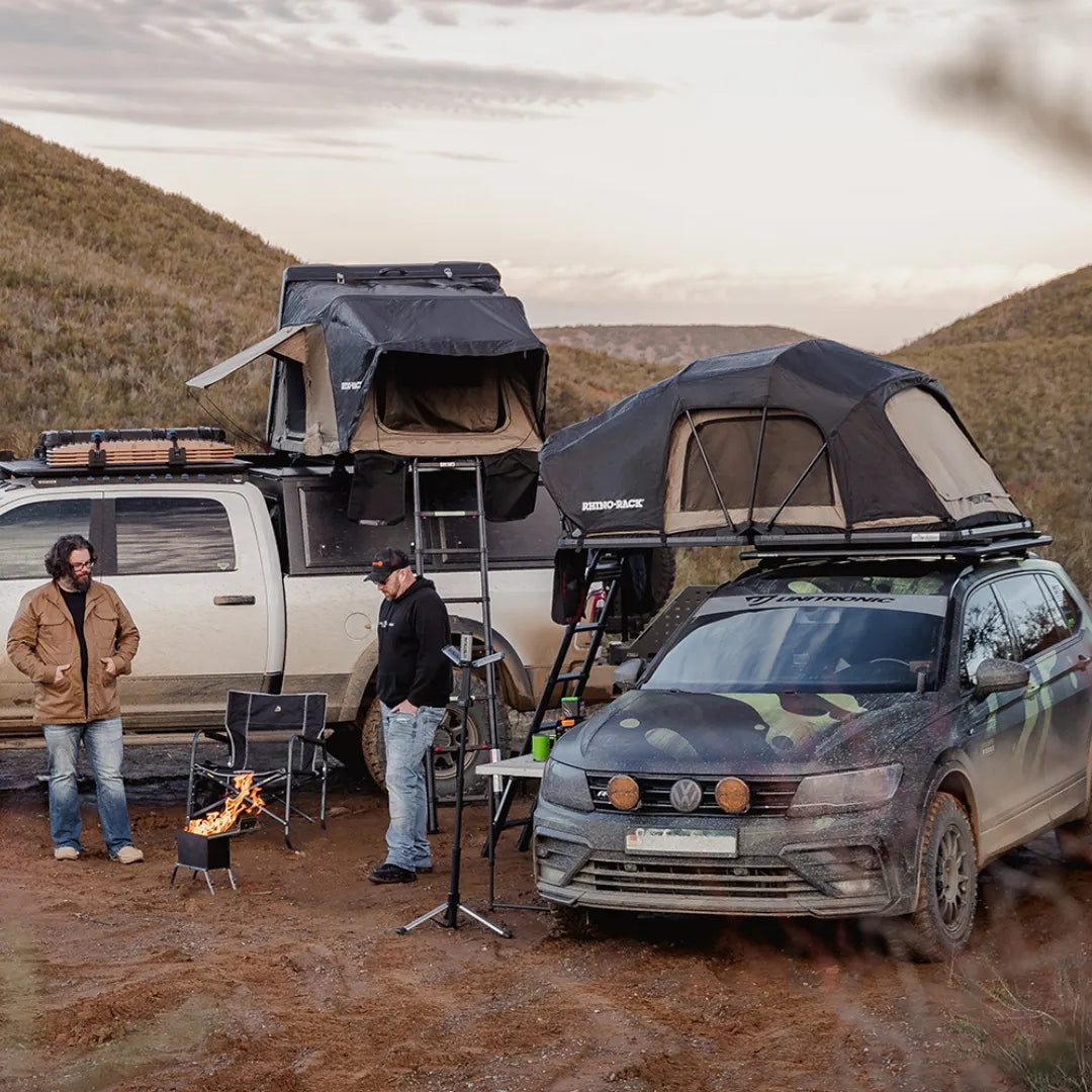 Tente de toit Rigide 2100 x 1300mm | RHINORACK sur Xperts4x4 Accessoires 4x4 Off-Road
