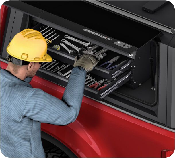 Tiroir Latéral Gauche RSI SmartCap Evo Jeep Gladiator 2020+ sur Xperts4x4 Accessoires 4x4 Off-Road