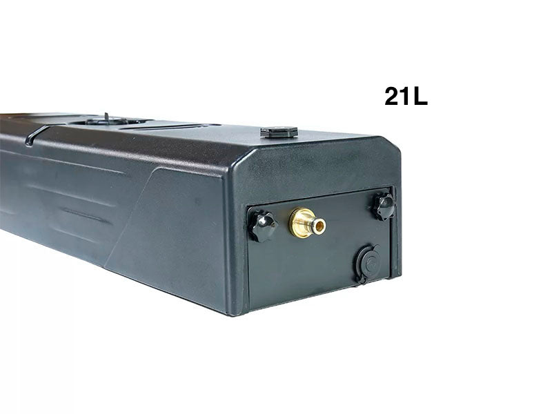 Seitlicher Wassertank mit integrierter 12-V-Pumpe