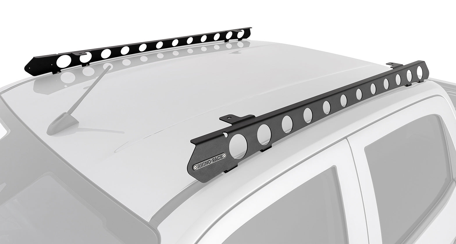 Système de montage Backbone pour Isuzu D-Max Gen3 et Mazda BT-50 Double Cab, accessoires Rhino-Rack, fixation robuste et durable.