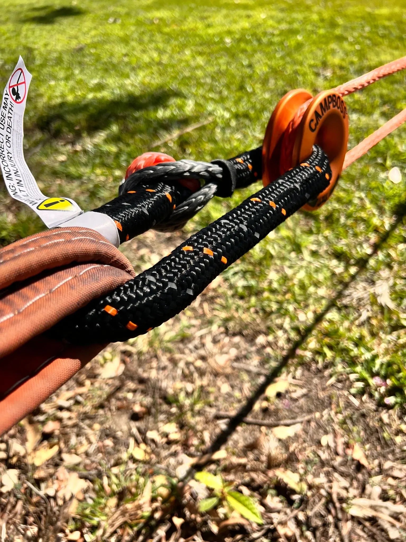 Anneau+Manille Souple 10 000kg | CAMPBOSS 4X4 sur Xperts4x4 Accessoires 4x4 Off-Road