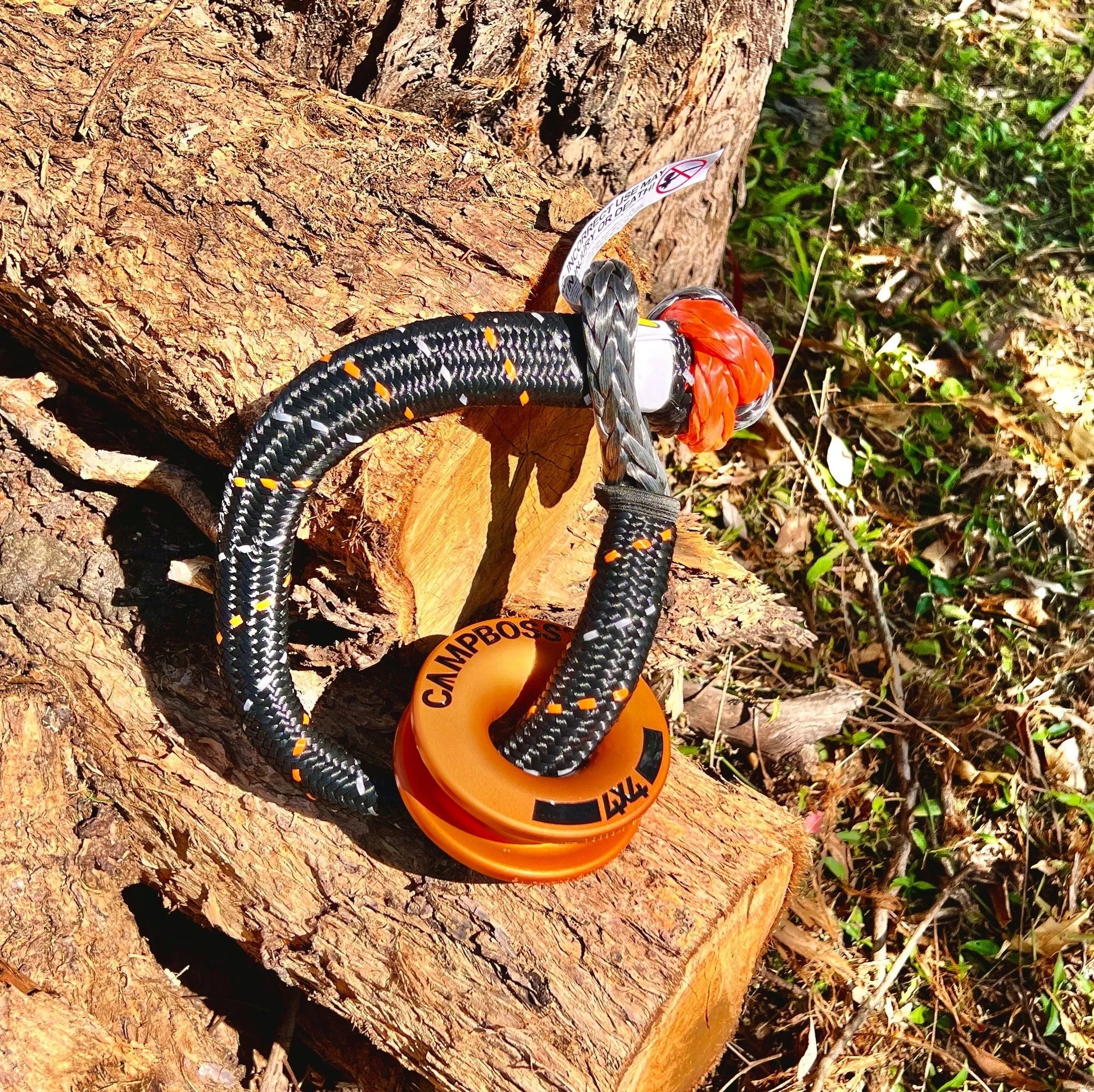 Anneau+Manille Souple 10 000kg | CAMPBOSS 4X4 sur Xperts4x4 Accessoires 4x4 Off-Road