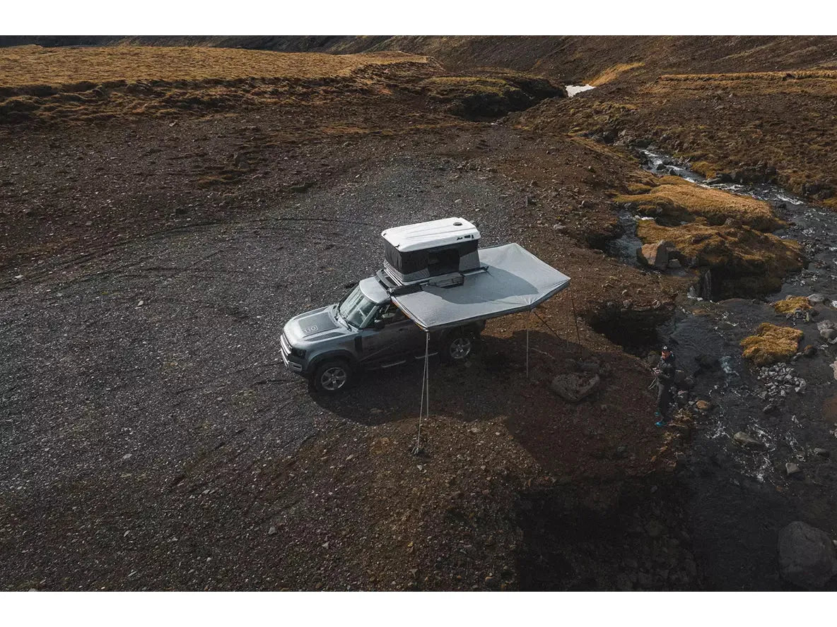 james baroud markise montage Auvent 270° Falcon James Baroud - 250cm - Autoportant