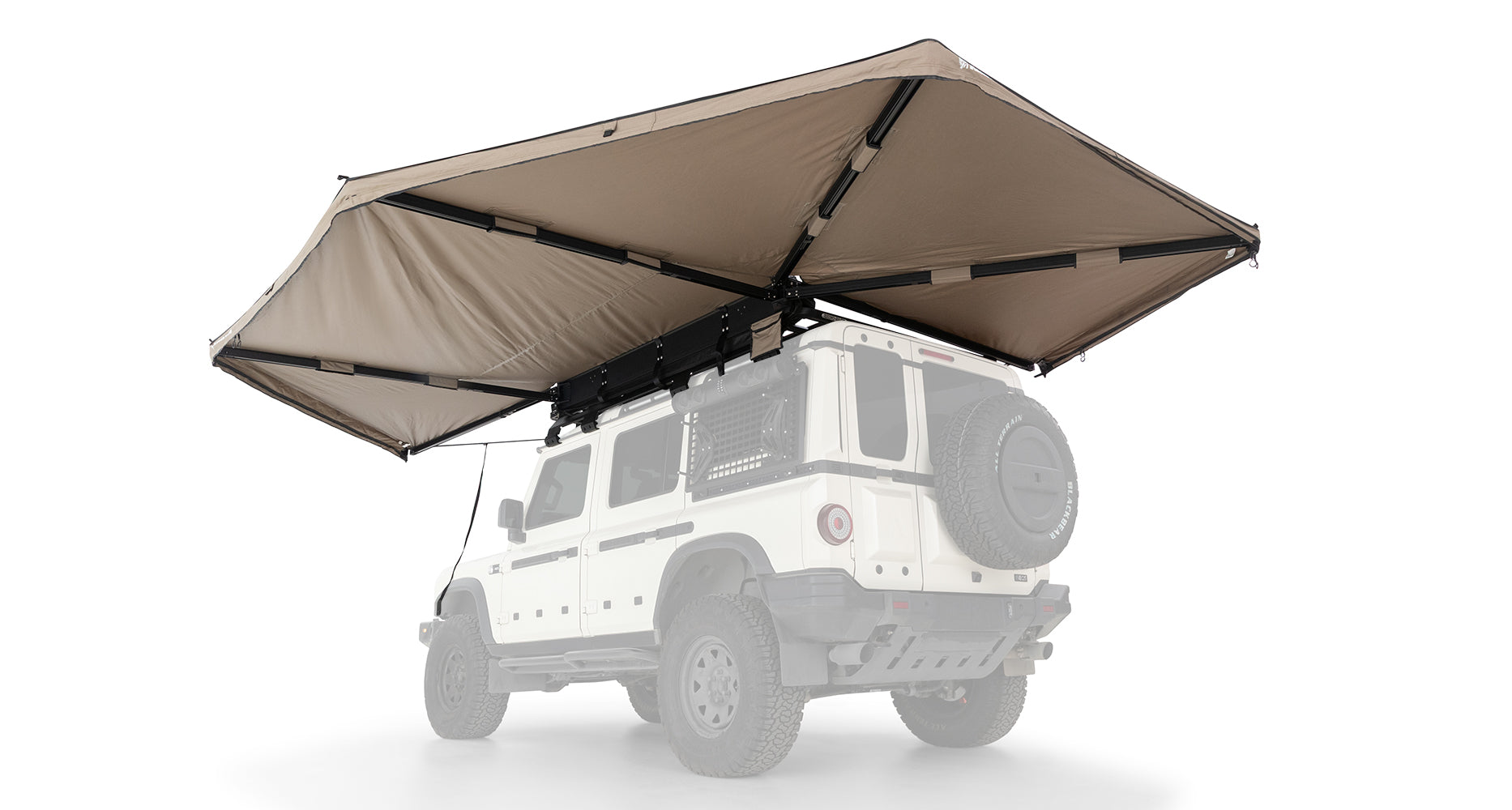 Auvent 270° Rhino-Rack Batwing Autoportant Latéral | Gauche sur Xperts4x4 Accessoires 4x4 Off-Road