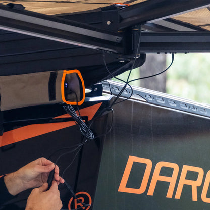 Auvent 270° XL Autoportant LED avec Accès Tente de Toit - DARCHE - Gauche sur Xperts4x4 Accessoires 4x4 Off-Road