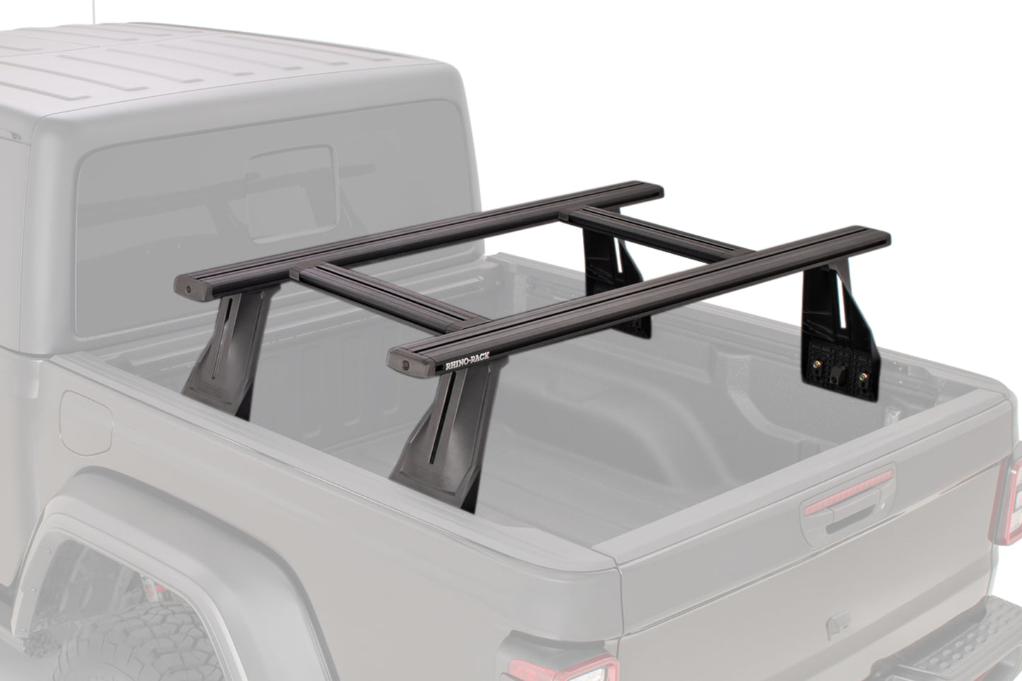 Kit de 2 barres de toit RHINO-RACK pour Toyota Hilux Revo 2015+ avec systèmes Reconn-Deck et transversales, 1500 mm.