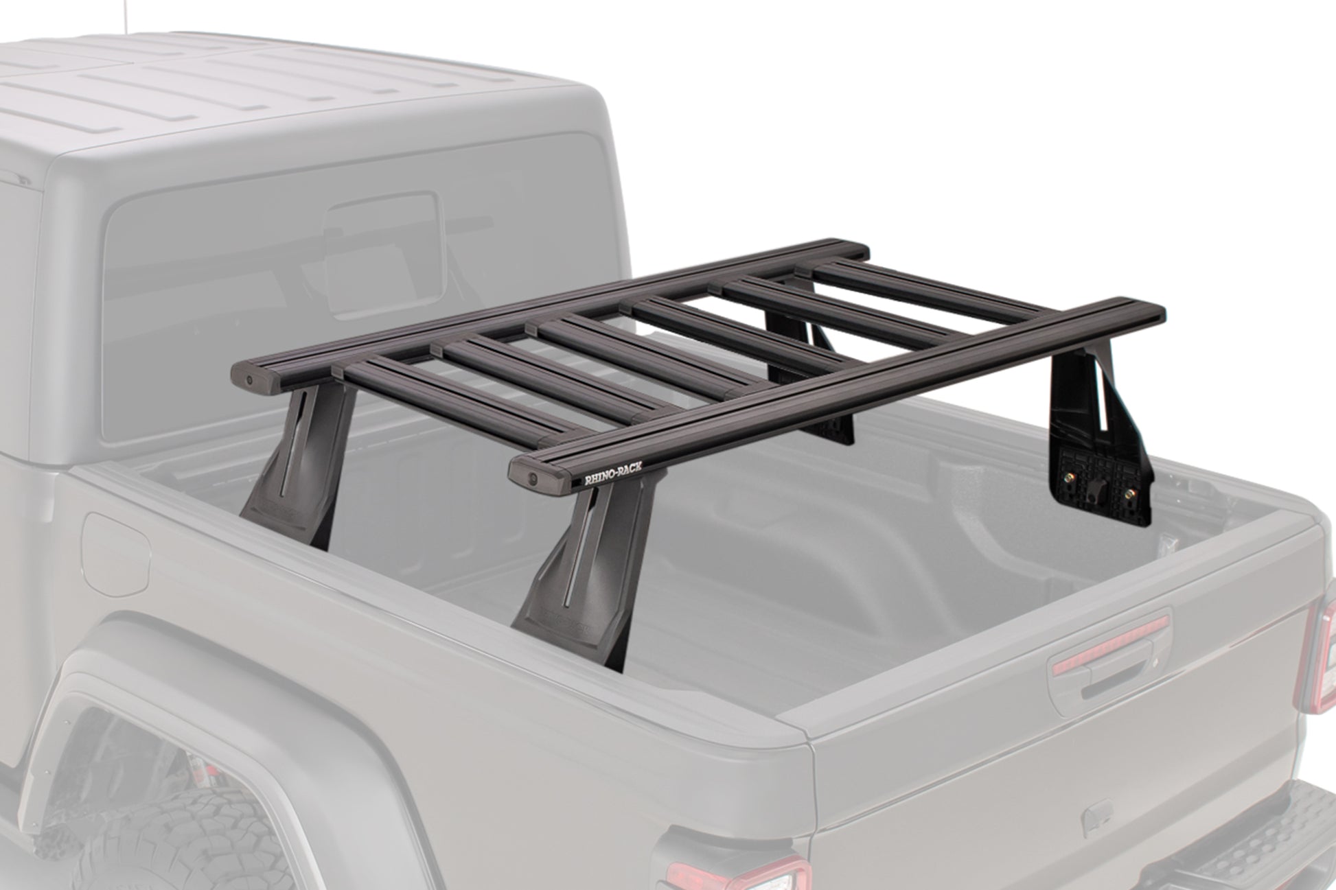 Kit de 2 barres de toit et 6 barres transversales RHINO-RACK pour Dodge Ram 2500/3500 Gen IV, solide et pratique.