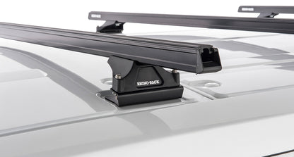Kit 4 barres de toit noire Heavy Duty 1800mm avce pieds RLTP Ford Transit 2014+ - RHINO-RACK sur Xperts4x4 Accessoires 4x4 Off-Road